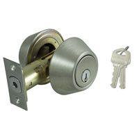 DEADBOLT DOUBLE CYL 6-WAY S/S