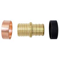 COUPLER PEX BRS-TO-POLY 3/4IN