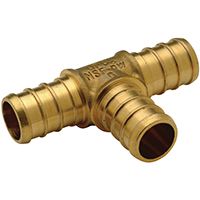 FITTING PEX 1/2 TEE BRASS 10PK