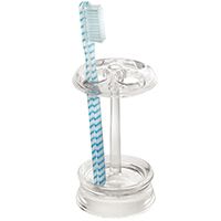 TOOTHBRUSH STAND HOLDS 4 CLEAR