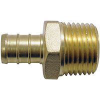 ADAPTER PEX MALE 1/2IN BRASS