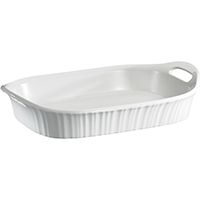 BAKING DISH FRENCH WHITE 3QT