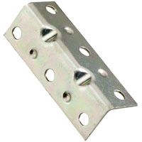 National Hardware V113 Series N220-061 Corner Brace, 0.04 in, Steel, Zinc