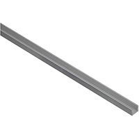 Stanley Hardware 4208BC Series N247-643 Channel, 72 in L, U, Aluminum, Mill