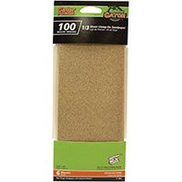 Gator 5042 Sanding Sheet, 100-Grit, Medium, Aluminum Oxide, 9 in L