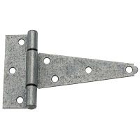 National Hardware N129-395 T-Hinge, 48 lb Weight Capacity, Wall Mounting, Galvanized Steel