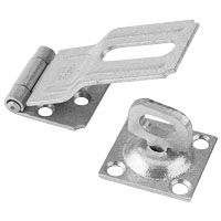 National Hardware V32 Series N103-044 Safety Hasp, 3-1/4 in L, 1-1/2 in W, Galvanized Steel