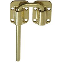National Hardware N238-980 Sliding Door Latch, Steel, Brass