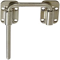 National Hardware N238-998 Sliding Door Latch, Steel, Nickel