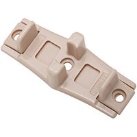 National Hardware 197 Series N344-846 Door Guide, Polyethylene, Tan, 5, Box