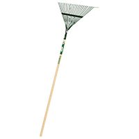 Landscapers Select Lawn/Leaf Rake, 54 In L Wood, 22 Steel Tine