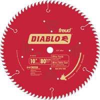 Diablo D1080X Circular Saw Blade, 10 in Dia, Carbide Cutting Edge, 5/8 in Arbor, Steel