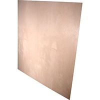 ALEXANDRIA Moulding PY004-PY048C Plywood, 4 ft L, 4 in W, Wood