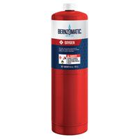 BernzOmatic 333251 Oxygen Torch Cylinder, Oxygen, Red, 1.4 oz