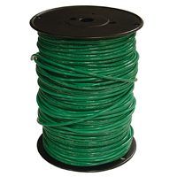 Southwire 6GRN-STRX500 Stranded Building Wire, 6 AWG, 500 ft L, Green Nylon Sheath