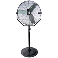 MaxxAir HVPF 30 YOKE High-Velocity Pedestal Fan, 3-Speed, 4100 to 4800 cfm, 120 V, Black