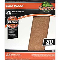 Gator 3277 Sanding Sheet, 80-Grit, Garnet