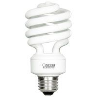 Feit Electric ESL23TM/D/4 Non-Dimmable Compact Fluorescent Bulb, 23 W, Spiral Lamp, Medium E26