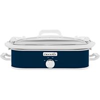 Crock-Pot Casserole Crock SCCPCCM350-BL Slow Cooker, 3.5 qt Capacity, Midnight Blue