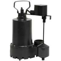 Superior Pump 92341 Sump Pump, 120 V, 4.1 A, 1-1/2 in Outlet, 46 gpm