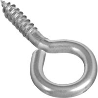 National Hardware 2016BC Series N220-475 Screw Eye, 0.16 in Dia Inside Eye, 0.69 in L Thread, Stainless Steel