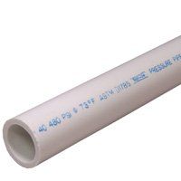 GENOVA 300077 Pressure Pipe, 20 ft L, White