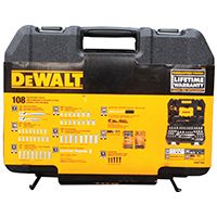 DeWALT DWMT73801 Mechanic's Tool Set, Polished Chrome Vanadium, 108-Piece