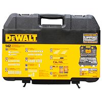 DeWALT DWMT73802 Mechanic's Tool Set, Polished Chrome Vanadium, 142-Piece