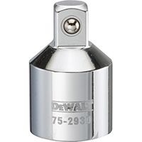 DeWALT DWMT75293OSP Reducing Adapter, 3/4 in Female Drive, 1/2 in Male Output Drive