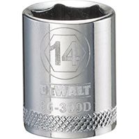 DeWALT DWMT86309OSP Hand Socket, Metric Measuring, 3/8 in Drive, 6-Point, 14 mm Socket, Vanadium Steel