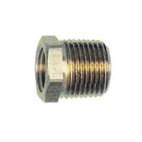 Tru-Flate 21-535 Air Hose Bushing, 1/4 x 3/8 in FNPT x MNPT, Brass