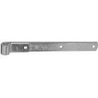 National Hardware N130-799 Strap Hinge, 200 lb Weight Capacity, Steel, Zinc