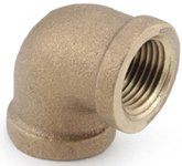 Anderson Metals 738100-08 Pipe Elbow, 1/2 in, FIP