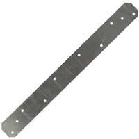 MiTek LSTA Series LSTA12 Light-Capacity Strap Tie, 12 in L, 1-1/4 in W, Galvanized Steel