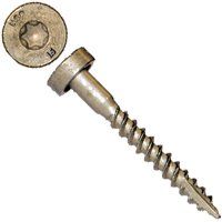 MiTek LL915R50 Structural Screw, #9 Thread, Twin Lead, T20 Drive, Gimlet Point