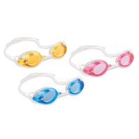 INTEX 55684E Swim Goggles, Polycarbonate Lens