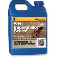 MIRACLE SEALANTS 511 Series 511-PT-12/1 Penetrating Impregnator Sealer, Colorless, 1 pt Can