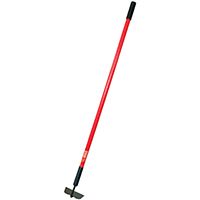 BULLY Tools 92353 Garden Hoe, 4-3/4 in L x 6-1/2 in W Blade, Fiberglass Handle, 56 in OAL