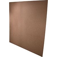 ALEXANDRIA Moulding PG002-6H048C Standard Perforated Hardboard, 4 ft OAW, 4 ft OAH, Plywood