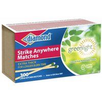 diamond 02123 Strike Anywhere Fire Match, 300-Stick Box