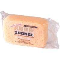Aqua Sponge HO2 Cleaning Sponge, 7 in L, 2-3/8 in Thick, Honeycomb Polyether, Yellow