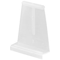 Make-2-Fit PL 7756 Spline Channel Pull Tab, Plastic, White, Raw