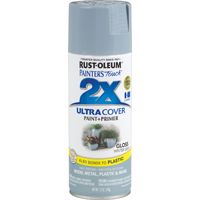 RUST-OLEUM PAINTER'S Touch 249089 General-Purpose Gloss Spray Paint, Gloss, Winter Gray, 12 oz Aerosol Can