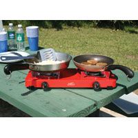 Texsport 14205 Two Burner Stove, Steel