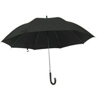 Diamondback Deluxe Rain Umbrella, 27 In Dia, Nylon, Black