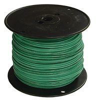 Southwire 14GRN-STRX500 Stranded Building Wire, 14 AWG, 500 ft L, Green Nylon Sheath