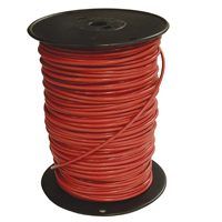 Southwire 8RED-STRX500 Stranded Building Wire, 8 AWG, 500 ft L, Red Nylon Sheath