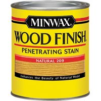 Minwax Wood Finish 220904444 Wood Stain, Natural, 0.5 pt Can