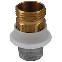 Plumb Pak PP850-17 Hose Adapter, 3/4 in IPS, Brass, Chrome