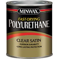 Minwax 23010 Polyurethane Paint, Clear, 0.5 pt Can